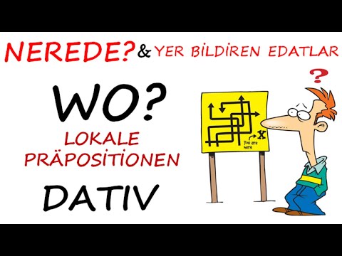 55.DERS ALMANCA|11.sınıf 1.ÜNİTE Ders 5  | Nerede/Wo sorusu ve yer bildiren edatlar