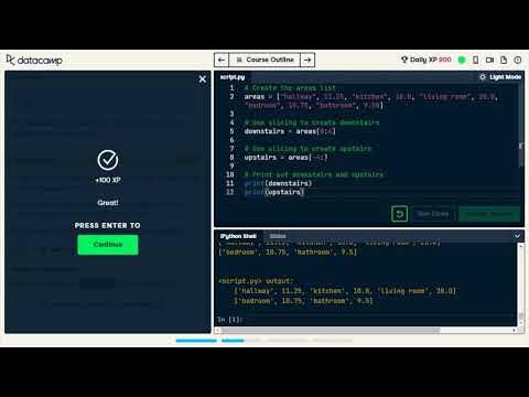 Learning Python Variables with Data Camp (Part 2) - YouTube