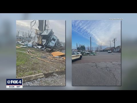Texans searched for survivors after Tennessee tornado