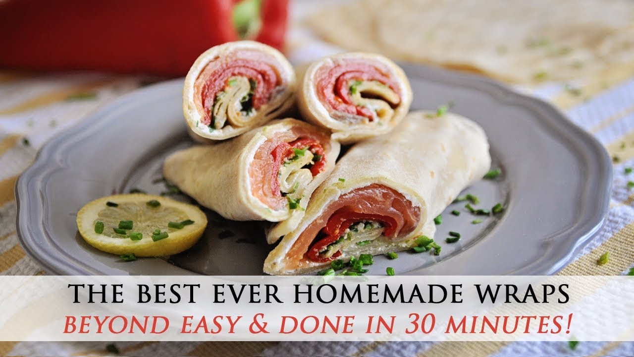 Homemade Wraps with Smoked Salmon & Goat Cheese | Spain on a Fork
