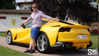 This is the new ferrari 812 superfast, and everything you want to know
about it! from a full in-depth walkaround hot laps at fiorano driving
on co...