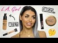 TESTING LA GIRL MAKEUP! FULL FACE OF FIRST IMPRESSIONS / ONE BRAND TUTORIAL