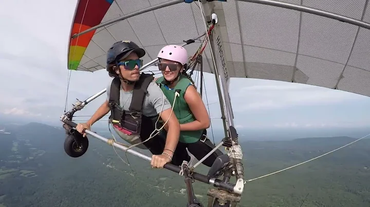 Kendall Potts Tandem Hang Gliding at LMFP