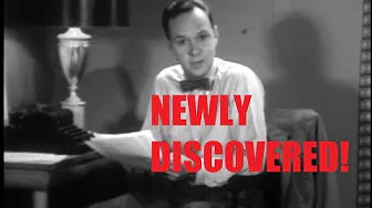 NEWLY DISCOVERED John Charles Daly film! "1952 Biennial Nursing Convention in Atlantic City"