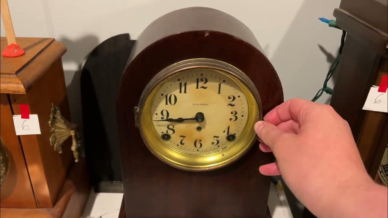 Winding my Seth Thomas Beehive Mantle Clock! YouTube