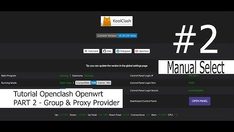 Tutorial Openclash di Openwrt - Group Manual Select dan Proxy Provider #PART2