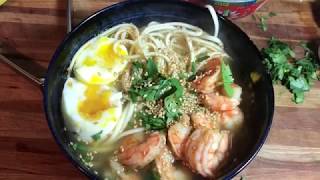 Shrimp Ramen noodle soup recipe &quot;One Hour&quot;