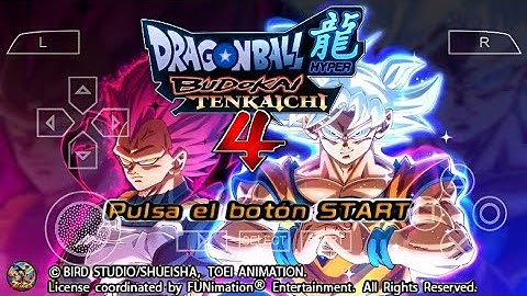 New DBZ TTT Mod Dragon Ball Hyper Budokai Tenkaichi 4 Neon ISO PPSSPP