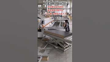 High Efficiency: Edge Banding Machine and Roller Lift Platform