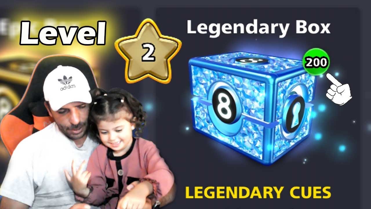 كاش 6000 في حساب لفل 2 فقط 🤯 أقوى تفتيح ليجندري في 8 Ball Pool