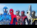 PRO 5 SPIDER-MAN Team || New Blue is ALIEN SUPERHERO ??? ( Amazing Stunt Action ) By Fun Heroes