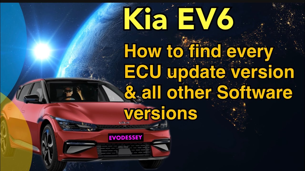 Kia EV6 How to find out all of your hidden ECU Software Versions