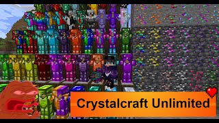 Crystalcraft Unlimited более 200 новых видов руд