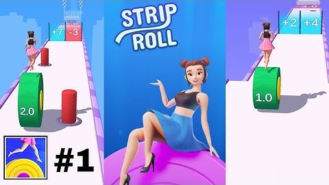 Strip Roll 🥐💃👯 New Android ios Gameplay Walkthrough All Levels Complete New Update #TapOkGaming