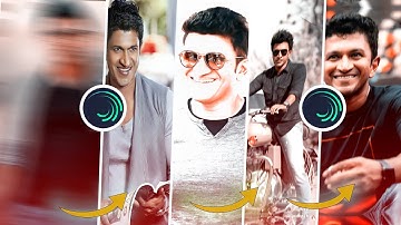 🔥Puneeth Rajkumar Ninade Nenapu Song Status Video Editing Alight Motion  in Kannada Video Editing 🔥