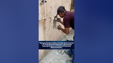 NDT Testing for Structural Audit | building inspection #structuralaudit #ndt #buildinginspection