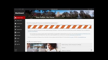 Creating your ePortfolio in Blackboard