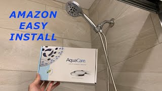 Amazon Luxury hand held Showerhead Install | AquaCare