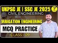 UKPSC JE | SSC JE 2025 | Irrigation Engineering MCQ Practice | UKPSC AE/JE | SSC JE 2025