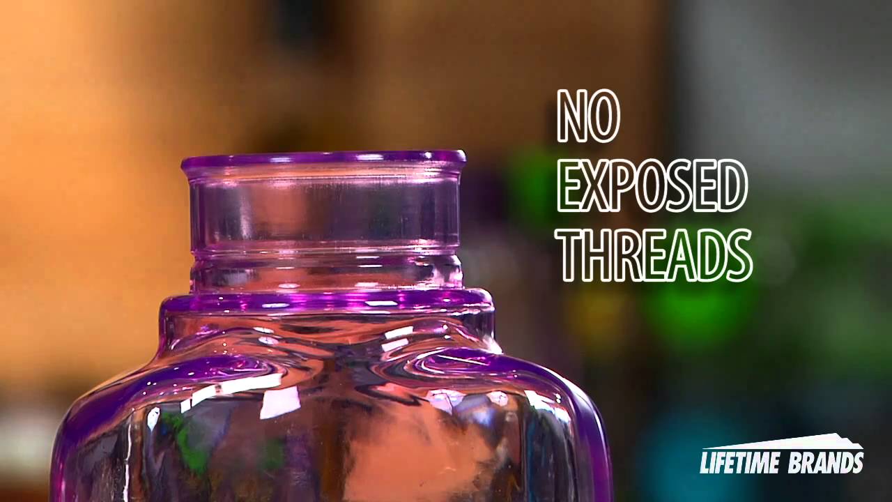 design for living stackable water bottles by lifetime brands youtube