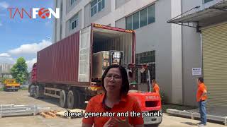 100kw grid-connected solar system shipped to Saudi Arabia