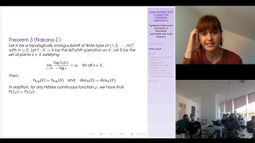 Workshop on wild dynamics - Agnieszka Zelerowicz