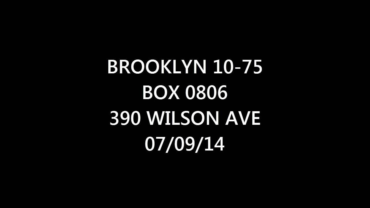 FDNY Radio Brooklyn 1075 Box 806 07/09/14 YouTube