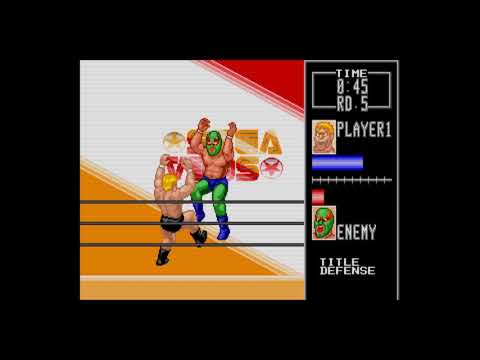 (Sega Mega Drive) Wrestle War 'レッスルウォー'  - Sega 1991