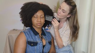 ASMR Hair Picking & Hairplay | Hair Brushing with Final Touches, Back of the Class (Compilation)