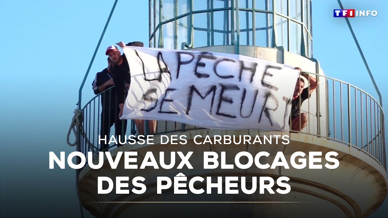 Rising fuel prices: New fisherman blockades｜TF1 INFO
