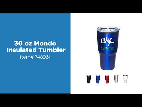 Marketing Mondo Insulated Tumblers with Plastic Interior (30 Oz