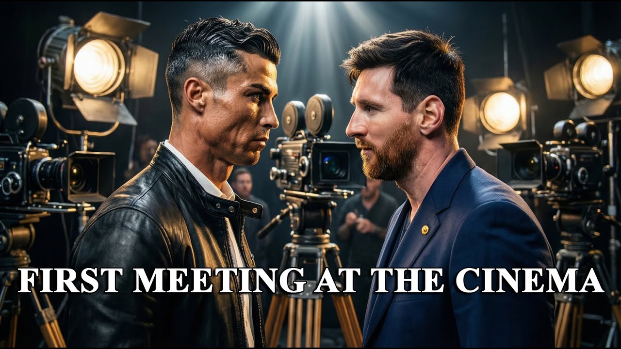 Ronaldo Messi movie, Football legends movie, Ronaldo acting, Messi acting, Behind the scenes