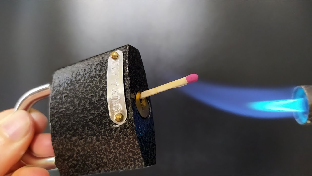 Way To Open A Lock With Matches YouTube Way To Open A Lock With Matches YouTube