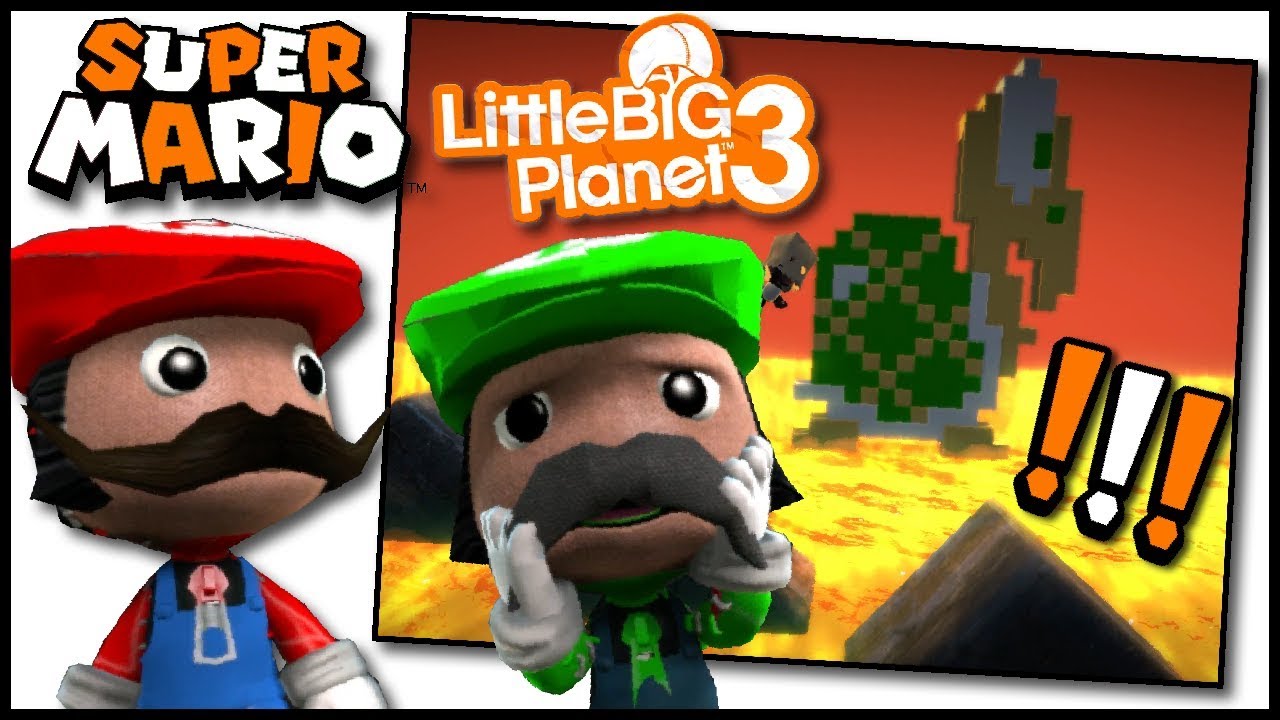 Random FUN Super Mario Bros. Games in Little Big Planet 3
