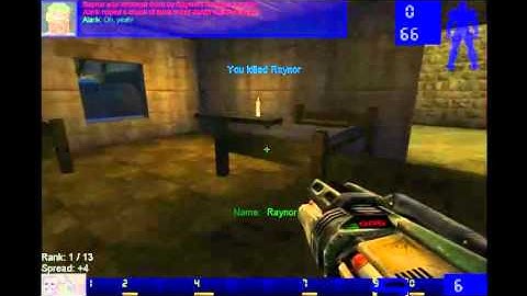 UT1999 gameplay: DM-FragVille (Custom map made by Unknown)