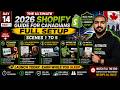 How to Setup a Shopify Store in Canada 2026 (Step-by-Step CRA Tax & Shipping Guide)