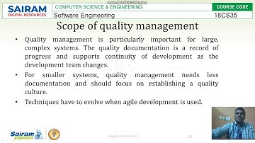 Lecturevideo 18CS35  Module5 Quality Management Part 2