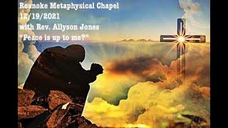 Allyson Jones - "Peace is up to me?"