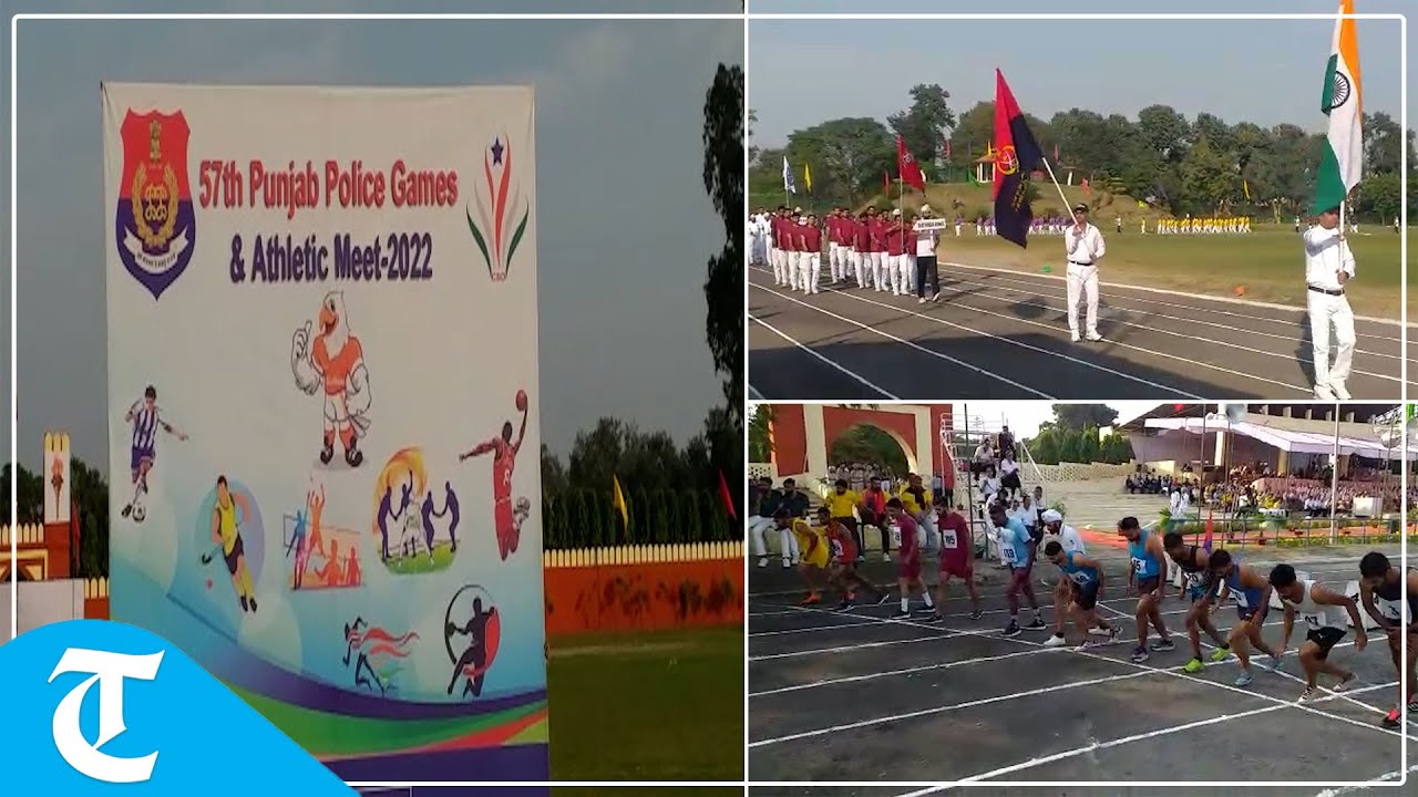 57th Punjab Police Games and athletic meet begin at PAP stadium in Jalandhar