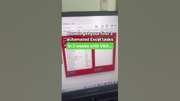 How to Get Your First 3 Automated Tasks in Excel  #shortsvideo #vba #automation