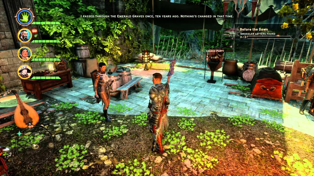 Dragon Age Inquisition Blackwall location comment (Emerald Graves