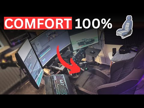 Real Car Seat. Real Comfort. My Custom Sim Rig | Sim racing