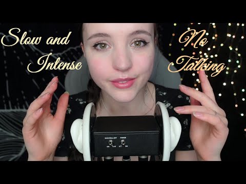 FALL ASLEEP FAST slow and tingly ASMR with 3Dio [No Talking]
