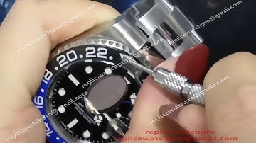 How to replace the watch bezel