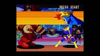X-Men vs. Street Fighter (PS1) - Longplay