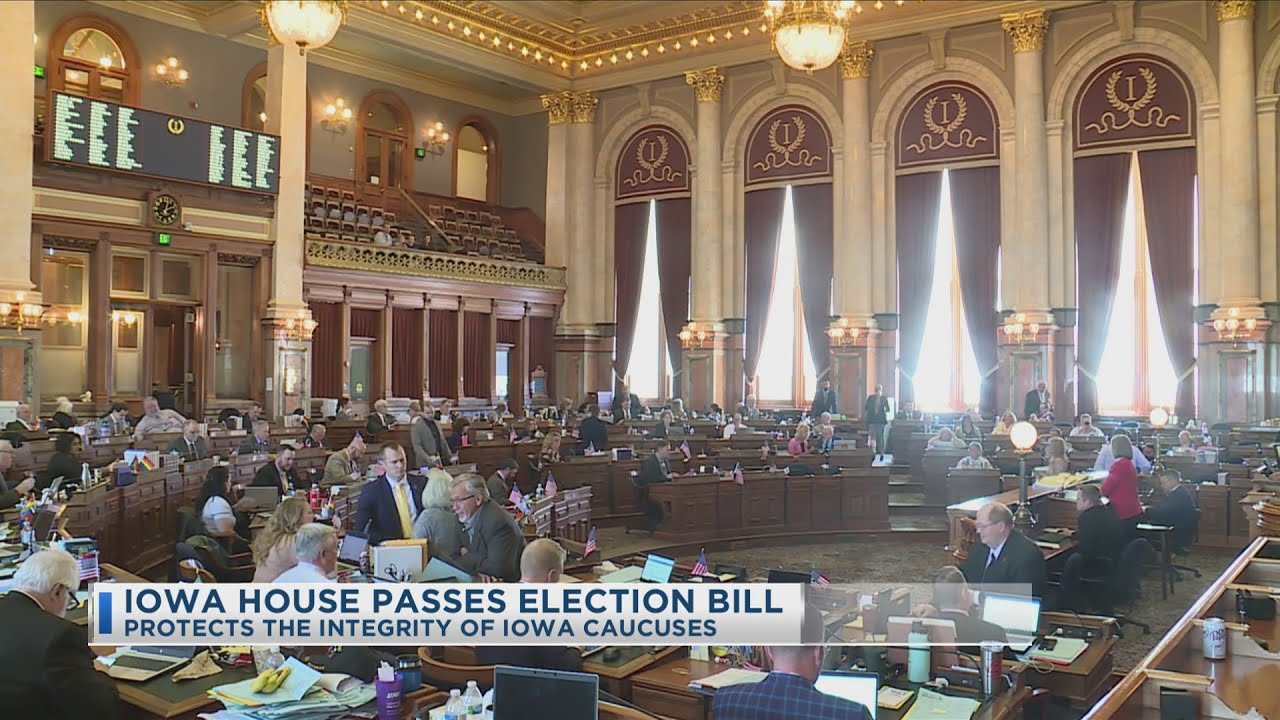 Iowa House Passes Election Bill - YouTube