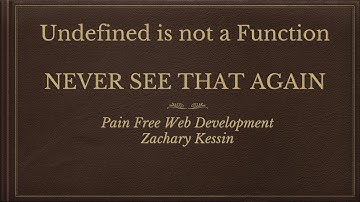 Undefined is not a Function