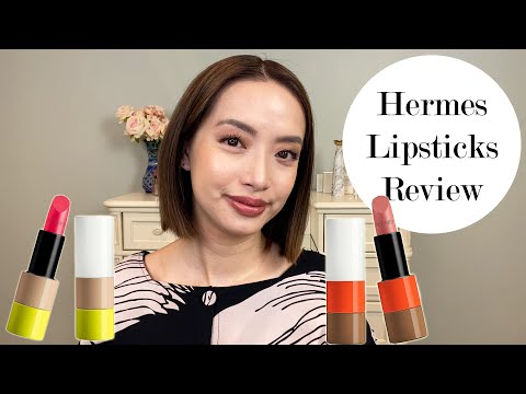 Hermes Limited Edition Spring 2021 Lipsticks Review with Comparisons