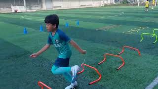 🥅😎📣Fitness Drill with Hurdles 💪
