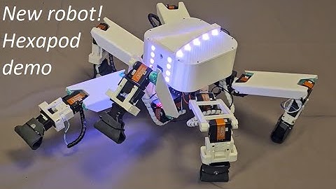New robot. Hexapod demo